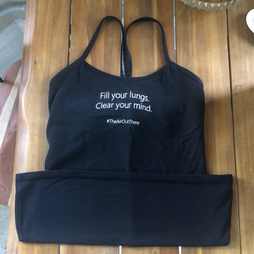 Lululemon black tank top